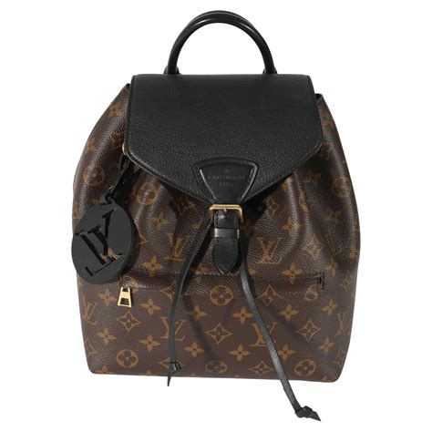 louis vuitton black and red backpack for sale|louis vuitton montsouris backpack black.